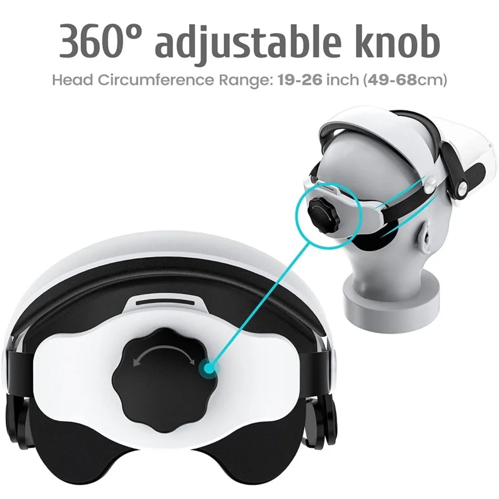 Park Sung Ergonomic Design P1 Upgraded Head Strap for Oculus/ Meta Quest 2